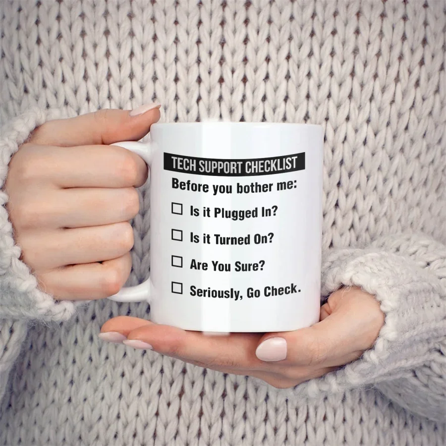 Tech Support Checklist Funny C - đánh giá và giá The Office It Tech