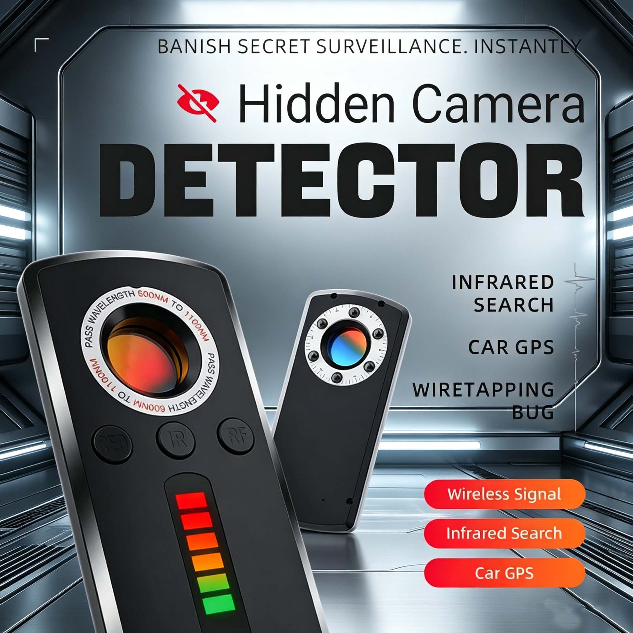 Hidden Camera Detector Anti Sp - đánh giá và giá Office Hi Tech