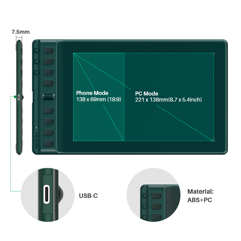 Multi-colored Graphics Tablets - đánh giá và giá Drawing Pad Signature