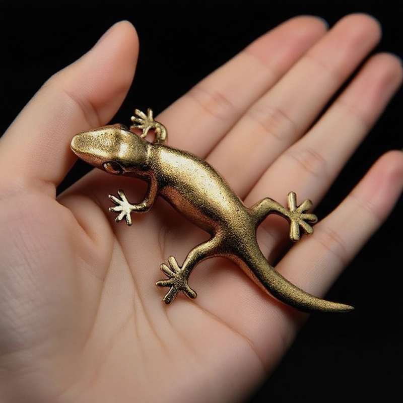 Handmade Bronze Retro Gecko Li - đánh giá và giá Office Hi Tech
