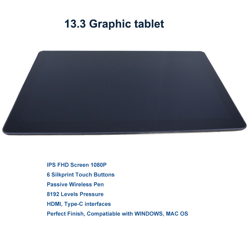 13.3 Inches Graphic Tablet 819 - đánh giá và giá Drawing Pad Signature