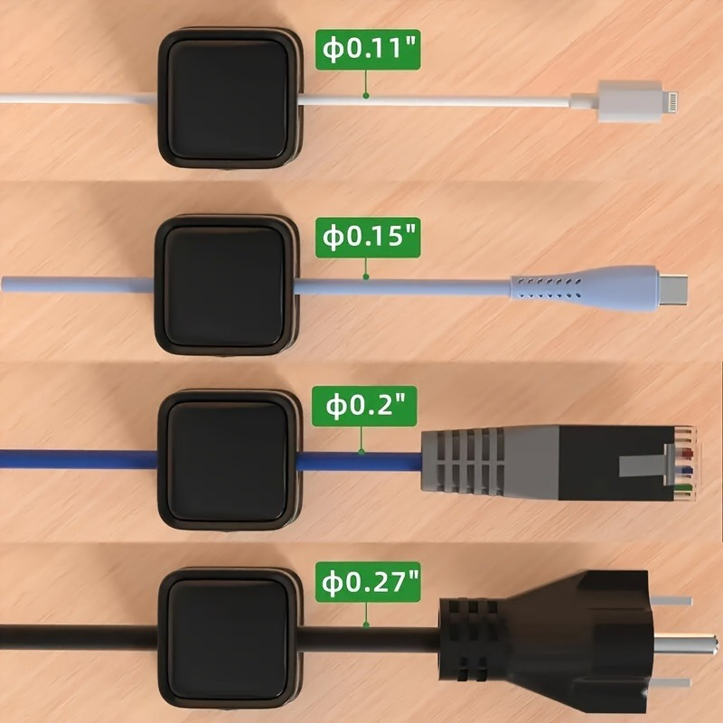 12-Pack Cable Management Clips - đánh giá và giá The Office It Tech